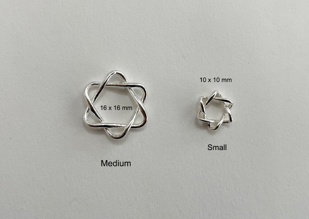 925 Silver Star Charm-10mm