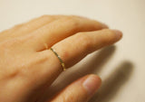 14K Gold Ring, Cutting texture, Shiny Cut, Line Pattern ring, solid gold thin ring, bridesmaid ring jewelry - TGR013