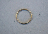 14K Gold Ring, Couple Ring, Solid Gold Wedding Band, Promise Ring - TGR001