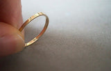 14K Gold Ring, Couple Ring, Solid Gold Wedding Band, Promise Ring - TGR001