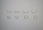 925 Sterling Silver Earrings, Round hoop earring 6mm,7mm 8mm, 9mm - TSE003