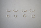 925 Sterling Silver Earrings, Round hoop earring 6mm,7mm 8mm, 9mm - TSE003