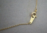 14K Solid Gold Necklace, Thin Chain, 14K Yellow Gold Chain Necklace, Solid Gold Pendant Chain - TGN006