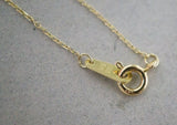 14K Solid Gold Necklace, Thin Chain, 14K Yellow Gold Chain Necklace, Solid Gold Pendant Chain - TGN006