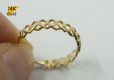14K Solid Gold Ring, Heart Ring, Wedding Ring, Promise Ring - TGR203