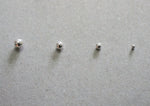 925 Sterling Silver, Ball Earrings 2mm, 3mm, 4mm, 5mm - TSE024