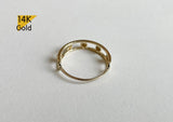 14K Gold Solid Gold Balls Ring - TGR211