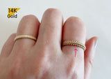 14K Gold Solid Gold Ring - TGR215