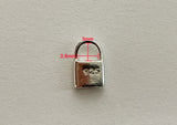 925 Sterling Silver, Tiny Little Padlock Pendant, 1 pendant