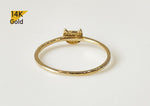 14K Solid Gold Ring, Cat Face Ring, Cat Ring - TGR217