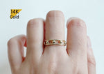 14K Gold Solid Gold Balls Ring - TGR211