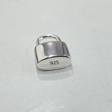 925 Sterling Silver Padlock Pendant, Lock Jewelry, Friendship Necklace
