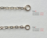 14K Solid Gold THIN Helix chain, Convertible Chain, Earrings Chain, Ear cuffs Chain
