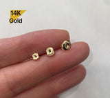 10K 14K Gold Backs, ( 2 Piece, 1 Pair ) Solid Gold, Silicon Covered Gold, Backing - TGE000