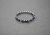 925 Sterling Silver Ring, Rowed Ring_  LAST One Size_US 5.25 - TSR007