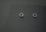 925 Sterling Silver, black epoxy stud, circle line earrings, geometric stud - TSE005