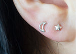 925 Sterling Silver Star Stud Earrings - TSE023