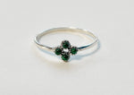 925 Sterling Silver Malachite Ring, Silver Malachite Ring (US 6.20 / 16.66mm) - TSR205