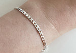 925 Sterling Silver Bracelet, Silver Bracelet with Ball