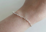 925 Sterling Silver Bracelet, Silver Bracelet with Ball