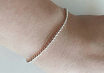 925 Sterling Silver Bracelet, Silver Bracelet with Ball