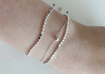 925 Sterling Silver Bracelet, Silver Bracelet with Ball