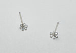 925 Sterling Silver Earrings, Little Flower Earrings