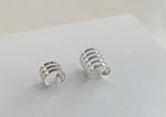 925 Sterling Silver 3Lines, 5 Lines ear cuff Earring