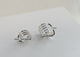 925 Sterling Silver 3Lines, 5 Lines ear cuff Earring