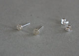 925 Sterling Silver Stud Earrings, Peace Studs